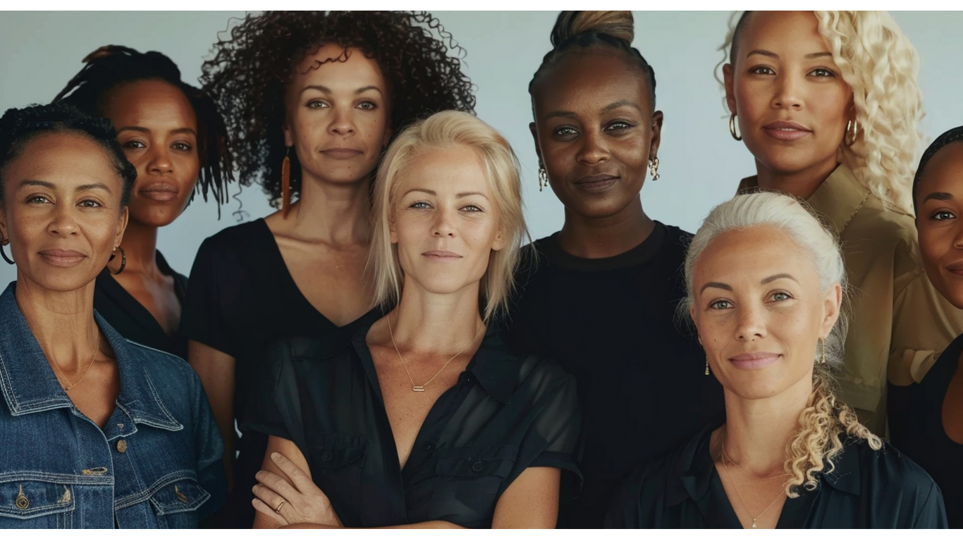 Grupo de mulheres diversas